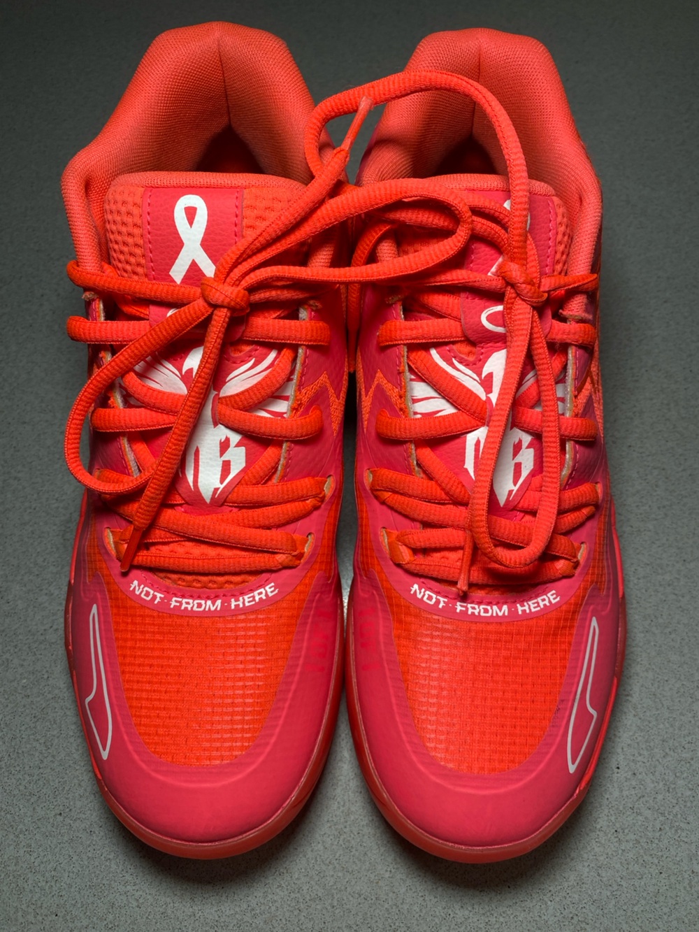 PUMA MB.01 Breast Cancer Awareness Pink Alert Men’s Mid Top Basketball 376848-01